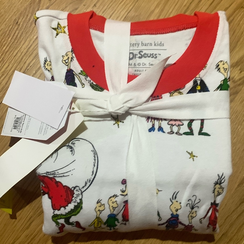 Pottery barn Dr Seuss Pajama Set
